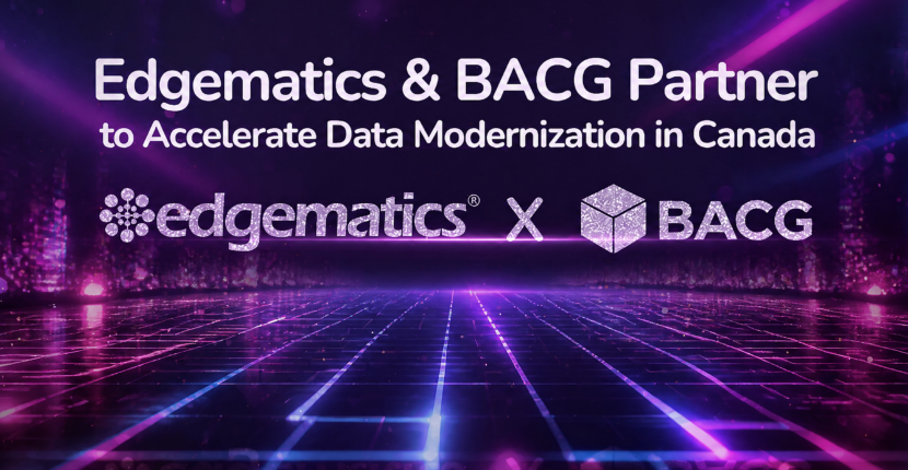 Edgematics and BACG Data Modernization Partnership