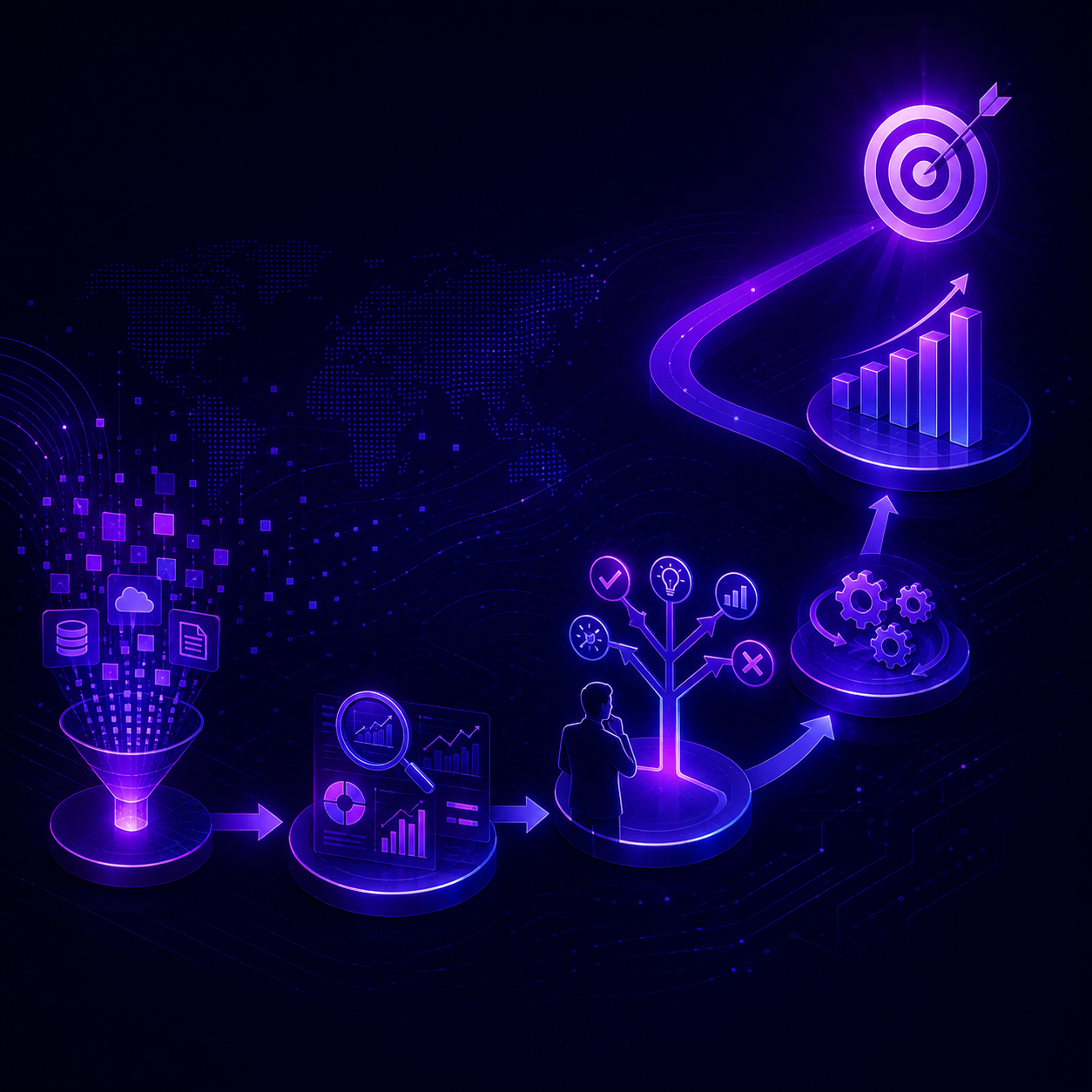 Data-Driven Decision Making Workflow for Enterprises