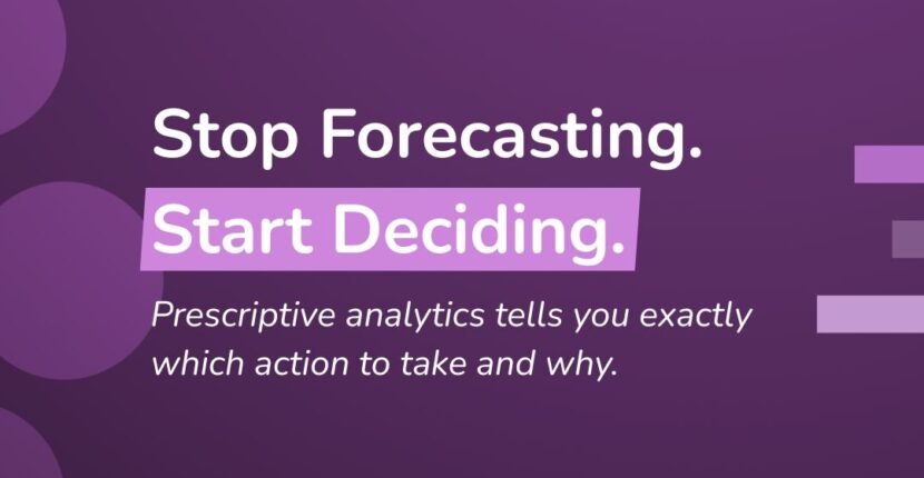 prescriptive analytics