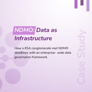 Data infrastructure